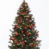 Kunstkerstbomen groothandel - Gedecoreerde kunstkerstboom - 210cm - NEN8007 gecertificeerd & brandvertragend