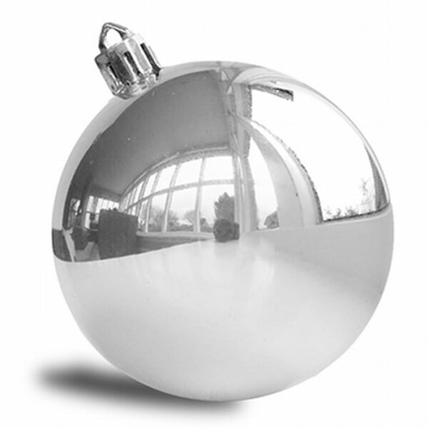 Eenheid Stijg duisternis Kerstballen zilver (glans) - 20cm - €77,5 per 12 st. - Santa's Webshop